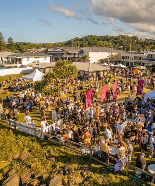 Sunny day of people enjoying the Love Lennox Festival 2024